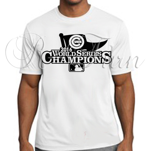 2016 Chicago Cubs World Series Champions Adult Medium T-Shirt (M Champs)