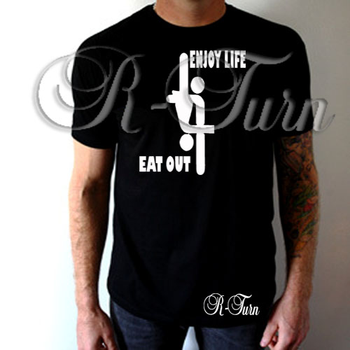 enjoy life eat out more often t shirt