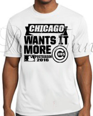 Chicago Cubs Wants It More Playoff Postseason 2016 T-Shirt